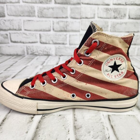 Converse CTAS Vintage American Flag Women's Size 9 Men's 7 High Top Shoe Comfort - Picture 7 of 11